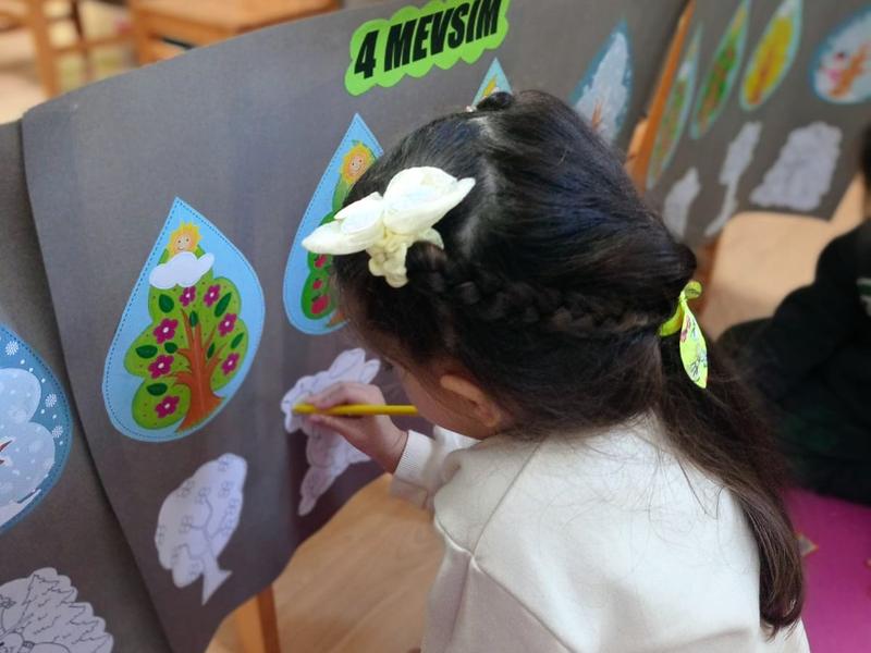 Dört mevsim sanat çalışmamız